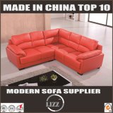 Modern French Style Living Room Leather Sofa