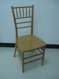 Gold Plastic Tiffany Chair for Banquet