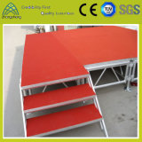 1.22mm*1.22mm Adjustable Movable Outdoor Plywood Aluminum Lighting Stage