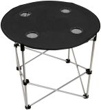600d Polyester Foldable Camping Table with Cup Holders (MW12016)