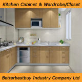 Waterproof Kitchen Cabinet with PVC Surface Treatment