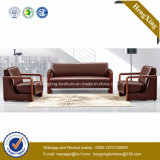 Modern Office Furniture Genuine Leather Couch Office Sofa (HX-CF004)