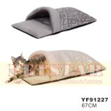 Thick Suede Fabric W/Silver Tree Pattern Soft Plush Pet Bed Yf91227