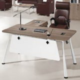 Modern Wooden Panel Melamine Executive Desk for Office Furniture