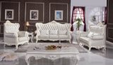Furniture European Classic Style Leather Sofa Y1516