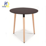Best Selling Replica Pop Emes MDF Dining Table with Beech Wood Leg