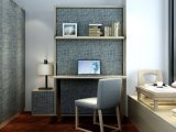 Morden Vertical Tilting Single Wall Bed with Table and Shelf