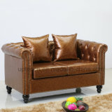Noble Double Seats Artificial Leather Sofa for 2 Seat (SP-KS316)