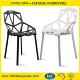 PP Seat Fashion Leisure Chair with Metal Leg Plastic Cafe Chair Wholesale