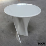 White Round Artificial Stone Dining Table