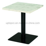 Simple Design Square Restaurant Table with Stone Top (SP-RT588)