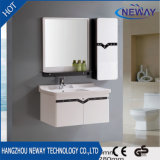 PVC Modern Wall Hung Sliding Bathroom Mirror Cabinet