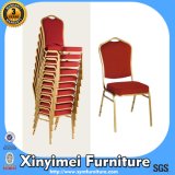 Red Fabric Aluminium Hotel Chairs for Banquet Hall