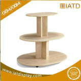 5 Tiered Round Wooden Display Stand, Display Table
