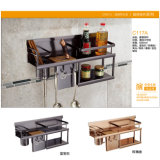 High Quality Metal Kitchen Hanging Rack Storage Shelf (C117A)