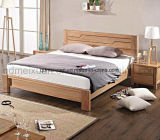 Solid Wooden Bed Modern Double Beds (M-X2286)