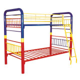 School Dormitory Metal Bunk Bed for Two Person Cheap Iron Soft Bed