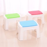 Lovely Customized and Portable Step Plastic Stool for Shower Room