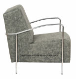 Fabric Stacking Chair with Metal Frame
