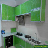 European Style PVC MDF Cabinet in Kitchen