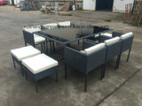 Rattan Garden Furniture Dining Table and 6 Chairs Dining Set Outdoor Patio