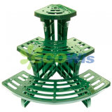 Plastic Versatile 3 Tier Corner Plant Stand (HT5602A)
