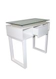 Glass Top Small Size Manicure Table (TKN-15722)