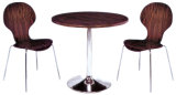 fashion Antique Wooden Coffee Table Simple Tea Table with Chairs