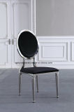 Metal L High Back Fabric Dining Chair for Hotel
