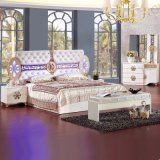 Bedroom Furniture with Double Bed and Wardrobe (3389)