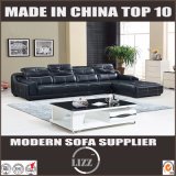 Modern Hotel Furniture Italian Leather L Shape Sofa