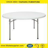 Plastic Round Outdoor Table for Wedding&Event with Different Size Steel Frame