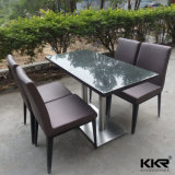 Modern Round Solid Surface Marble Top Dining Tables