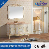 Marble Table Top Bathroom Vanity Wooden Antique Cabinet
