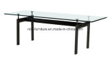 Modern Dining Room Le Corbusier LC6 Glass Dining Table Furniture