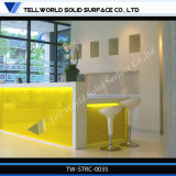 High Quality Modern Design Salon LED Small Reception Table Reception Desk