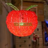 Rattan Lamp Red Apple Pendant Lamp (GD-1045-1)