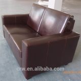 Classical Wood Frame Luxury Leather Sofa