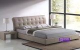 Top Leather Bed with Super Soft Bed Head