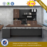 Stock Lots Hutch Cabinets Maple Color Executive Desk (HX-8N1458)