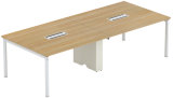 Metal Leg Office Furniture Wood Office Table Conference Table for Meeting