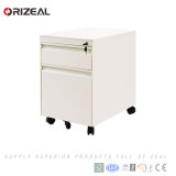 Orizeal White Color Steel Mobile Pedestal Cabinet 2 Drawer File Cabinet (OZ-OMP006)