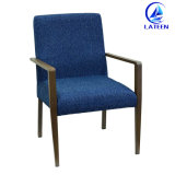 Aluminum Frame Wood Imitate Chair with Armrest Furniture (LT-W23B)