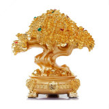 China Decoration Rich Tree Pachira Macrocarpa Wealth Lucky Statue