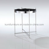 Round Shape Tempered Glass Side Table for Hotel Fuurniture