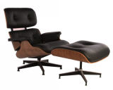 Eames Lounge Full Leather Leisure Chair with Ottoman