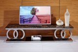 Marble Top Metal TV Stand Furniture New Design
