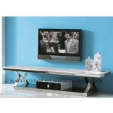 Living Room Style Glass Top TV Stand