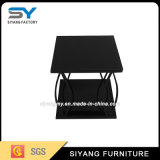 Marble Top Stainless Steel Base Wire Side End Table