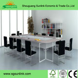 Wooden Top Office Desk/Table Powder Coating Steel Office Furniture (HX-5DE496)